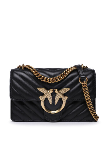 PINKO Дамска чанта Love One Mini Dc PE 23 PLTT 100074 A0GK Черен - Mera.bg