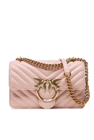 PINKO Дамска чанта Love One Mini Dc PE 23 PLTT 100074 A0GK Розов - Mera.bg
