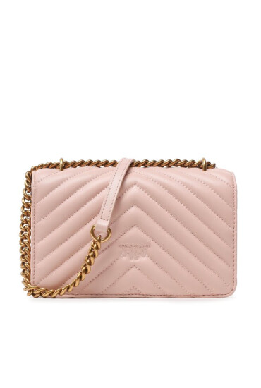 PINKO Дамска чанта Love One Mini Dc PE 23 PLTT 100074 A0GK Розов - Mera.bg