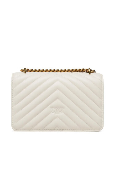 PINKO Дамска чанта Love One Mini Dc PE 23 PLTT 100074 A0GK Бял - Mera.bg