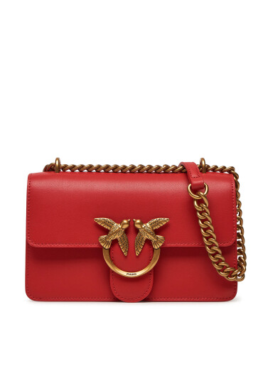 PINKO Дамска чанта Love One Mini Dc PE 25 PCPL 00074 A0F1 Червен - Mera.bg