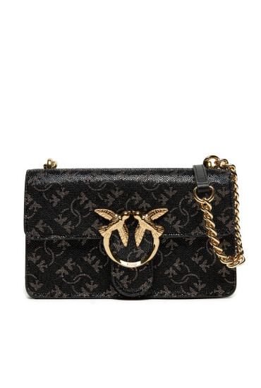 PINKO Дамска чанта Love One Mini Light Cl AI 24-25 PLTT 103335 A20D Черен - Mera.bg