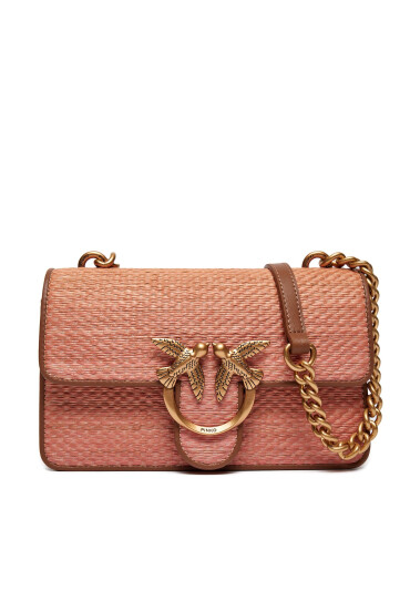 PINKO Дамска чанта Love One Mini Light Cl PE 24 PLTT 103335 A1JA Розов - Mera.bg