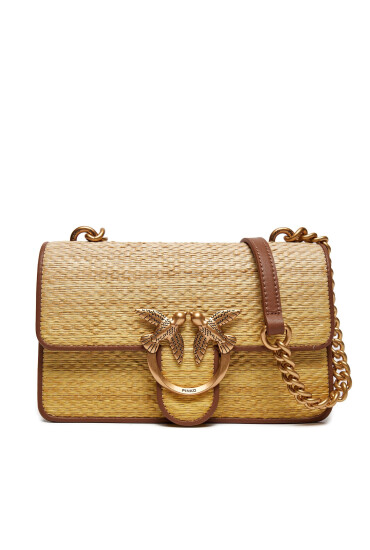 Pinko Дамска чанта Love One Mini Light Cl PE 24 PLTT 103335 A1JA Жълт - Mera.bg