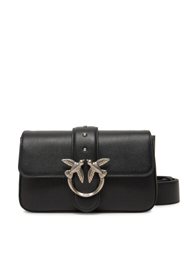 PINKO Дамска чанта Love One Mini Slouchy Fl PE 25 PLTT 104340 A0QO Черен - Mera.bg