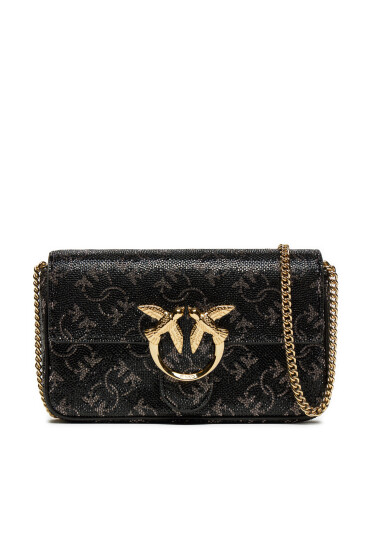 PINKO Дамска чанта Love One Pocket C AI 24-25 PLTT 100061 A20D Черен - Mera.bg