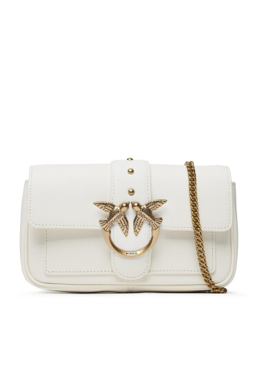 PINKO Дамска чанта Love One Pocket C PE 23 PLTT 100061 A0F1 Бял - Mera.bg