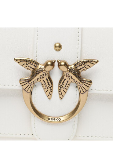 PINKO Дамска чанта Love One Pocket C PE 23 PLTT 100061 A0F1 Бял - Mera.bg