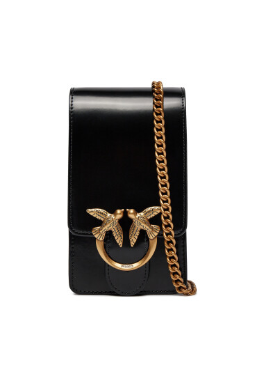 PINKO Дамска чанта Love One Smart PE 24 PLTT 102739 A1EN Черен - Mera.bg