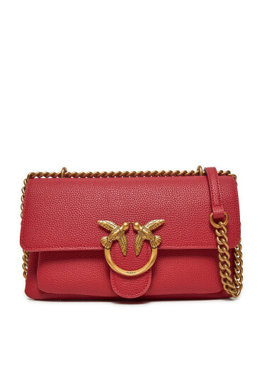 PINKO Дамска чанта Love One Soft Mini AI 24-25 PLTT 104528 A29Q Червен - Mera.bg