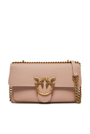 PINKO Дамска чанта Love One Soft Mini AI 24-25 PLTT 104528 A29Q Розов - Mera.bg