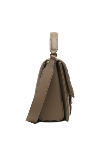 Pinko Дамска чанта Love One Top Handle Classic Ligh AI 23-24 PLTT 100066 A0GK Beige D01Q - Mera.bg