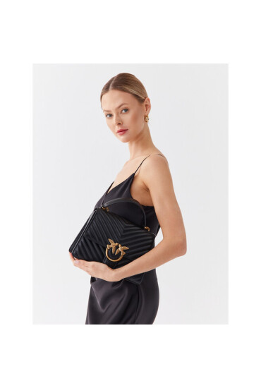 Pinko Дамска чанта Love One Top Handle Classic Ligh PE 23 PLTT 100066 A0GK Black Z99Q - Mera.bg