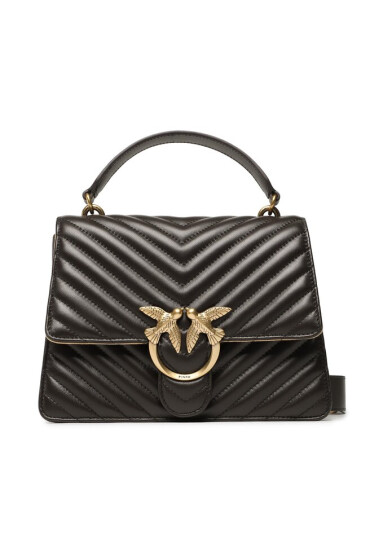 Pinko Дамска чанта Love One Top Handle Classic Ligh PE 23 PLTT 100066 A0GK Dark Brown M04Q - Mera.bg