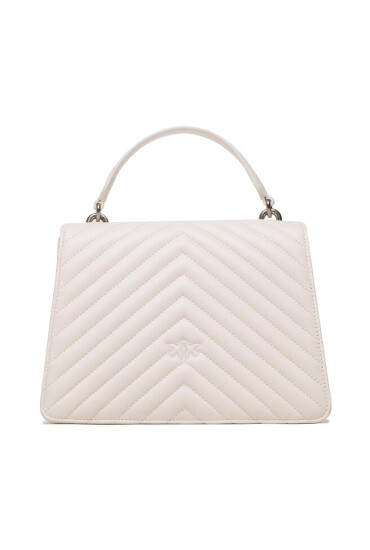 Pinko Дамска чанта Love One Top Handle Classic Ligh . PE 23 PLTT 100066 A0GK White Z14O - Mera.bg