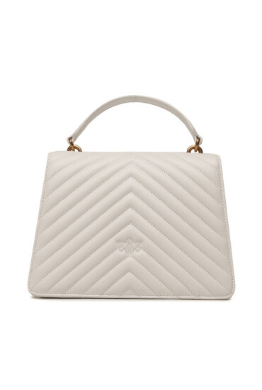 Pinko Дамска чанта Love One Top Handle Classic Ligh PE 23 PLTT 100066 A0GK Бял - Mera.bg