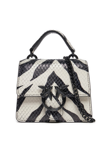 PINKO Дамска чанта Love One Top Handle Micro Light AI 24-25 PCPL 102740 A1US Бял - Mera.bg
