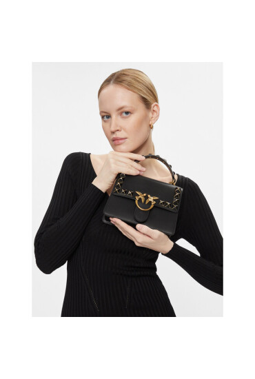 Pinko Дамска чанта Love One Top Handle Mini Light AI 23-24 100071 A0NF Z99Q Black Z99Q - Mera.bg