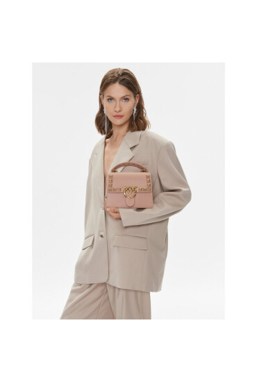 Pinko Дамска чанта Love One Top Handle Mini Light . AI 23-24 PLTT Cipria O81Q - Mera.bg
