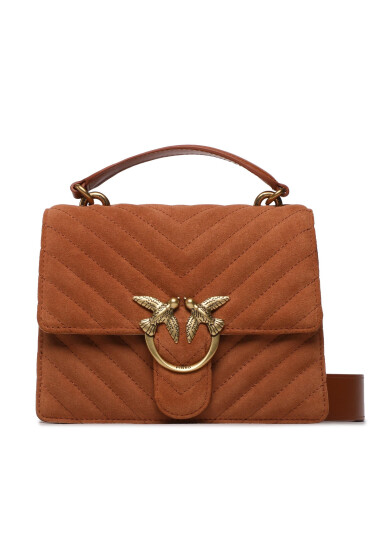 Pinko Дамска чанта Love One Top Handle Mini Light PE 23 PLTT 100071 A0F6 Cuoio L58Q - Mera.bg