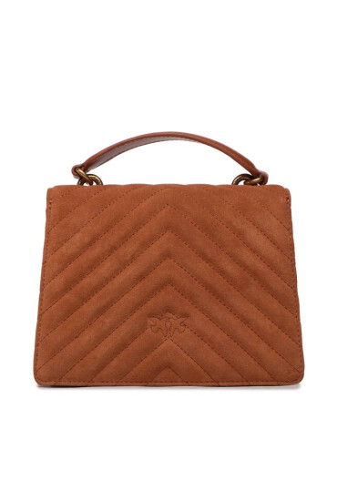 Pinko Дамска чанта Love One Top Handle Mini Light PE 23 PLTT 100071 A0F6 Cuoio L58Q - Mera.bg