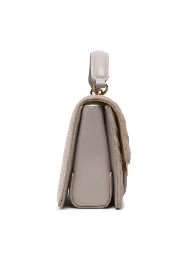 Pinko Дамска чанта Love One Top Handle Mini Light PE 23 PLTT 100071 A0F6 Сив - Mera.bg