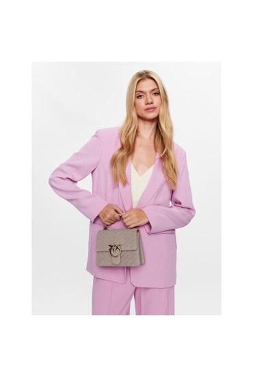 Pinko Дамска чанта Love One Top Handle Mini Light PE 23 PLTT 100071 A0F6 Сив - Mera.bg