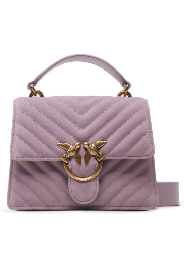 Pinko Дамска чанта Love One Top Handle Mini Light PE 23 PLTT 100071 A0F6 Lilac Y13Q - Mera.bg