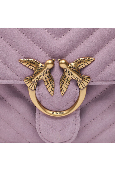 Pinko Дамска чанта Love One Top Handle Mini Light PE 23 PLTT 100071 A0F6 Lilac Y13Q - Mera.bg