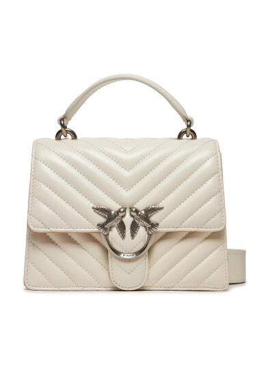 Pinko Дамска чанта Love One Top Handle Mini Light PE 23 PLTT 100071 A0GK Бял - Mera.bg