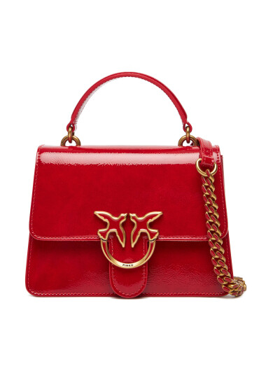 PINKO Дамска чанта Love One Top Handle Mini Light PE 25 PLTT 100071 A1UV Червен - Mera.bg