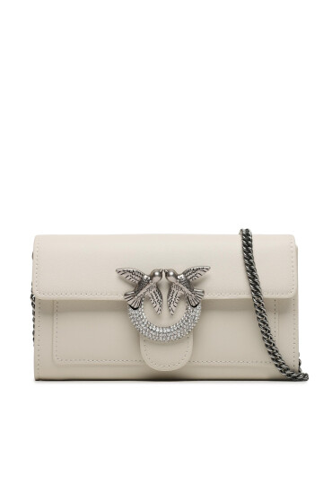 Pinko Дамска чанта Love One Wallet C AI 23-24 PCPL 100062 A10I Бял - Mera.bg