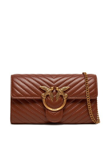 PINKO Дамска чанта Love One Wallet C AI 24-25 PLTT 100062 A0GK Кафяв - Mera.bg