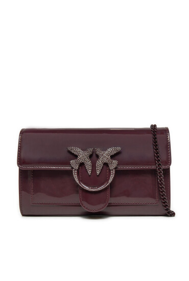 PINKO Дамска чанта Love One Wallet C. AI 24-25 PLTT 100062 A20G Виолетов - Mera.bg