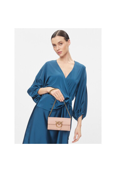 Pinko Дамска чанта Love One Wallet C PE 23 PLTT 100062 A0F1 Розов - Mera.bg