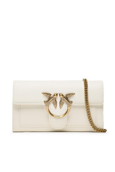 PINKO Дамска чанта Love One Wallet C PE 23 PLTT 100062 A0F1 Екрю - Mera.bg