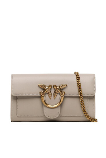 Pinko Дамска чанта Love One Wallet C PE 23 PLTT 100062 A0F1 Grey I30Q - Mera.bg