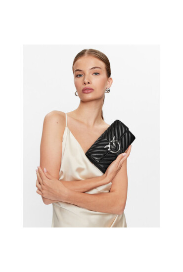 PINKO Дамска чанта Love One Wallet C PE 23 PLTT 100062 A0GK Черен - Mera.bg