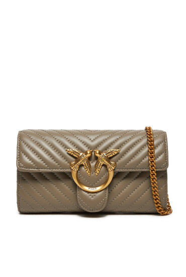 PINKO Дамска чанта Love One Wallet C . PE 24 PLTT 100062 A0KG Бежов - Mera.bg