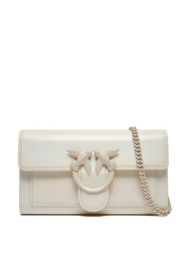 PINKO Дамска чанта Love One Wallet C PE 24 PLTT 100062 A124 Бял - Mera.bg