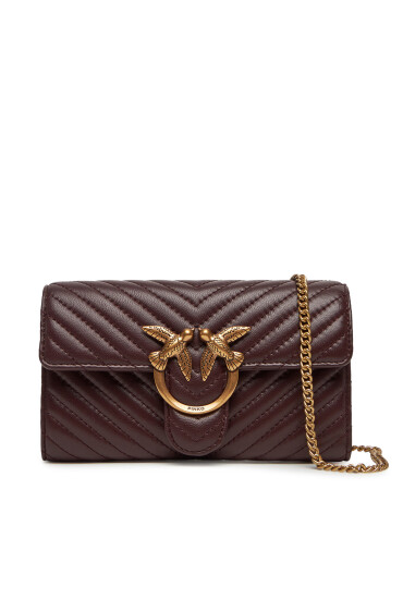PINKO Дамска чанта Love One Wallet C PE 25 PLTT 100062 A0GK Виолетов - Mera.bg