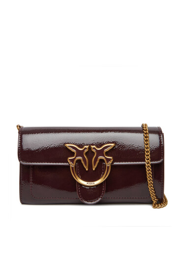 PINKO Дамска чанта Love One Wallet C PE25 PLTT 100062 A1UV Бордо - Mera.bg