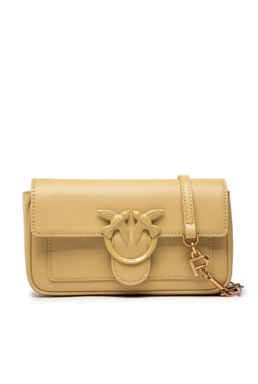 Pinko Дамска чанта Love Pocket Simply Cl PE 22 PLTT 1P22HU Y7SP Banana C38B - Mera.bg