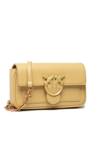 Pinko Дамска чанта Love Pocket Simply Cl PE 22 PLTT 1P22HU Y7SP Banana C38B - Mera.bg