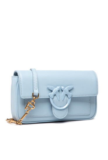 Pinko Дамска чанта Love Pocket Simply Cl. PE 22 PLTT 1P22HU Y7SP Light Blue E57B - Mera.bg