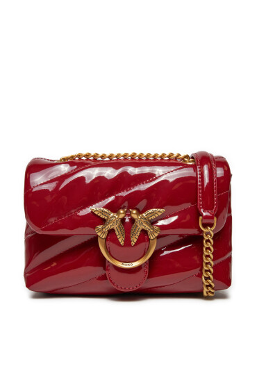 PINKO Дамска чанта LOVE PUFF BABY CL 100040 A1UP R30Q Червен - Mera.bg
