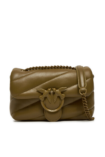 PINKO Дамска чанта Love Puff Baby Cl AI 24-25 PLTT 100040 A1JO Кафяв - Mera.bg