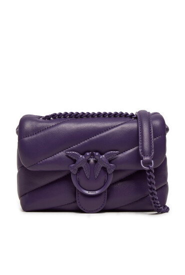 PINKO Дамска чанта Love Puff Baby Cl AI 24-25 PLTT 100040 A1JO Виолетов - Mera.bg