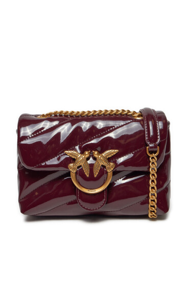 PINKO Дамска чанта Love Puff Baby Cl AI 24-25 PLTT 100040 A1UP Бордо - Mera.bg