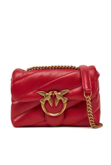 PINKO Дамска чанта Love Puff Baby Cl PE 25 PLTT 100040 A0F2 Червен - Mera.bg
